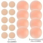 9 Pairs Reusable Nipple Covers, Strapless Invisible Self-Adhesive Breast Lift Pasties, Women'S Lingerie & Underwear Accessories