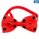 Polka Dot Bow Tie Pet Dog Collars Adjustable Necklace Collar Safety Bow Tie Collars Dog Pet Supplies - Image 21