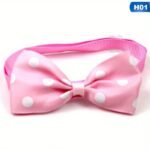 Polka Dot Bow Tie Pet Dog Collars Adjustable Necklace Collar Safety Bow Tie Collars Dog Pet Supplies - Image 3