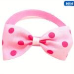 Polka Dot Bow Tie Pet Dog Collars Adjustable Necklace Collar Safety Bow Tie Collars Dog Pet Supplies - Image 23
