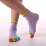 Non-Slip Toe Socks, Comfy Five Finger Yoga Socks For Running Athletic, Women'S Stockings & Hosiery - Image 20