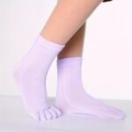 Non-Slip Toe Socks, Comfy Five Finger Yoga Socks For Running Athletic, Women'S Stockings & Hosiery - Image 21
