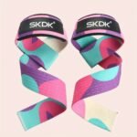 1 Pair Skdk Weight Lifting Wrist Straps With Extra Hand Grips - Breathable Mesh Gym Wrist Wraps For Deadlifts, Strength Training & Bodybuilding - Mixed Colors (Black/Blue/Pink/Red/Grey), Bodybuilding Essentials | Adjustable Wrist Straps | Mesh Wrist Wraps, Wrist Straps For Weightlifting - Image 5