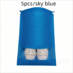 5Pcs Non-Woven Travel Portable Bag, Waterproof Pocket, Clothing Classified Hanging Bag - Image 15