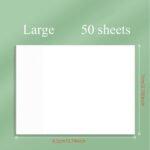 50Sheets Transparent Sticky Note Pads Notepads Journal School Stationery Office Supplies - Image 7