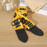 Durable Leather Guitar Strap With Wood Pattern - Universal Fit For Classical, Electric, And Bass Guitars - Image 7