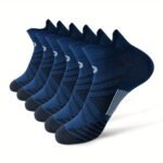 Acefine 6Pairs Men'S Compression Athletic Socks, Casual Ear Lifting Running Socks, Mesh Breathable Moisture Wicking Sweat Wicking Sports Socks - Image 14