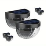 Staaricc 2/4/6Pcs Solar Fence Lights, Deck Lights, Solar Wall Lights, Solar Wall Mount Outdoor Fence Lamp, Ipx4, White Led Lamp, Lighting For Garden, Home, Patio, Yardgarage, Camping, Halloween, Christmas Party Decoration - Image 9