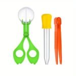 3Pcs Fine Motor Skills Toy Set: Insect Scissor Clip, Tweezers, And Rubber-Tipped Pipette Insect Catcher, Science Sensory Learning Tool For Outdoor Exploration - Image 7