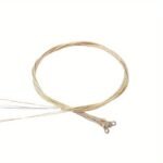 6Pcs/Set Of High-Quality Acoustic Guitar Strings - A Set Of 6 Replacement Copper Guitar Strings | High-Quality Accessories Suitable For Acoustic Guitars - Image 5