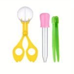3Pcs Fine Motor Skills Toy Set: Insect Scissor Clip, Tweezers, And Rubber-Tipped Pipette Insect Catcher, Science Sensory Learning Tool For Outdoor Exploration - Image 11