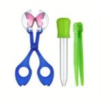 3Pcs Fine Motor Skills Toy Set: Insect Scissor Clip, Tweezers, And Rubber-Tipped Pipette Insect Catcher, Science Sensory Learning Tool For Outdoor Exploration - Image 9