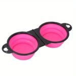 Portable Pet Folding Bowl, Outdoor Dog Double Bowl For Water And Food Sharing, Cat Bowl, Pet Dog Food Basin, Suitable For Travel, Camping, Outdoor Walks, Telescopic Dog Bowl, Tpe, Hangable, With Climbing Buckle, Pet Folding Double Bowl, Pet Travel Bowl, Portable Dog Bowl With Lid, Foldable Small Dog Bowl, Dog Portable Bowl, Foldable Pet Bowl, Camping Pet Supplies, Telescopic Bowl, Compact Pet Dish, Durable Bowl, Spillproof Bowl, Cat Food Dish, Dog Travelers, Small Dog Owners - Image 11