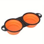 Portable Pet Folding Bowl, Outdoor Dog Double Bowl For Water And Food Sharing, Cat Bowl, Pet Dog Food Basin, Suitable For Travel, Camping, Outdoor Walks, Telescopic Dog Bowl, Tpe, Hangable, With Climbing Buckle, Pet Folding Double Bowl, Pet Travel Bowl, Portable Dog Bowl With Lid, Foldable Small Dog Bowl, Dog Portable Bowl, Foldable Pet Bowl, Camping Pet Supplies, Telescopic Bowl, Compact Pet Dish, Durable Bowl, Spillproof Bowl, Cat Food Dish, Dog Travelers, Small Dog Owners - Image 12