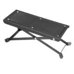 Guitar Foot Pedal, Guitar Foot Stool 4 Gears High And Low Folding, Sturdy Metal Foot Rest Non-Slip Foot Pedal, No Bending Or Stretching. Suitable For Musical Instrument Playing, Guitar Playing, Home And Other Scenes To Place Foot Rest. - Image 5