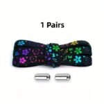 1Pair Lazy Shoe Laces Buckle, No Tie High Stretch Elastic Shoelaces, Adults, Easy To Wear And Release - Image 18