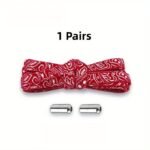 1Pair Lazy Shoe Laces Buckle, No Tie High Stretch Elastic Shoelaces, Adults, Easy To Wear And Release - Image 7
