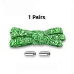 1Pair Lazy Shoe Laces Buckle, No Tie High Stretch Elastic Shoelaces, Adults, Easy To Wear And Release - Image 15