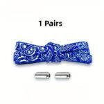 1Pair Lazy Shoe Laces Buckle, No Tie High Stretch Elastic Shoelaces, Adults, Easy To Wear And Release - Image 11