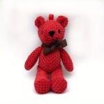 1Pc Handmade Stuffed Bear Plush - Realistic 15Cm/5.9" Soft Doll, Cute Baby / Stuffed Animal, Keychain Pendant For Wedding Birthday Party Decor, Accessory (Grey////) - Image 11