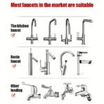 Faucet Extender Kitchen Household Adapter Filter Splash-Proof Nozzle Shower Head For Washing Vegetables Basin Universal Tool - Image 8