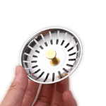 Stainless Steel Kitchen Sink Strainer & Stopper - Polished Waste Plug With Hair Catcher For Bathroom And Kitchen Drain Protection - Image 3