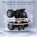Police Car Rotatable Four-Wheel Drive Inertial Stunt Off-Road Vehicle Model Children'S Toy Boy Toy Car Stall Toy Inertial Off-Road Vehicle Toys Super Resistant Climbing, As Halloween Gift For Winter - Image 8