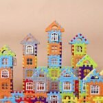 100Pcs House Assembly Building Blocks, Large Size, Creative Square Block Building Blocks, Basic Assembly Building Blocks, Educational Diy Assembly Toys, Birthday Gifts - Image 8