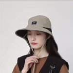 1Pc Fashionable Men'S Sun Hat - Perfect For Fishing, Hiking, And Camping | Breathable Polyester, Hand Washable, Available In,, Navy, 3 Different Colors - Image 8