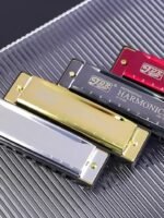 Jdr Blues Harmonica, 10-Hole C-Key, Professional Performance Grade Instrument For Beginners, Stainless Steel With Polished Finish, Classic Style, Includes Case - Image 15