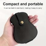 Guitar Pick Storage Pouch - A Guitar-Shaped Case That Can Hold 18 Guitar Picks, Easy To Carry. - Image 9