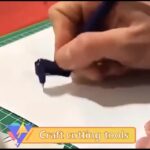 Ergonomic Craft Cutting Tool Kit With 360? Rotating Stainless Steel Blade & Triangle Ruler - Ideal For Precision Paper, Vinyl & Stencil Work, Non-Extendable Abs Handle, Vinyl Crafting|Grid Mat Usage|Durable Crafting Tool - Image 15