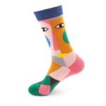 Single/Double Pack Trendy Graffiti Mid-Calf Socks - Image 6