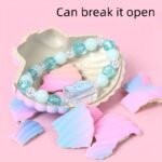 1Pc Magic Shell Surprise Bracelet, Interactive Educational Toy For Kids, Plastic Shell Cracking Game, Fun Birthday Gift For Girls - Image 5