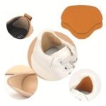 4Pcs Heel Wear-Resistant Hole Lining Repair Subsidy, Self-Adhesive Microfiber Sneaker Heel Repair Shoe Stickers, Drop-Resistant Self-Adhesive Heel Stickers, High Heel Lining Wear-Resistant Anti-Scratch Stickers - Image 6
