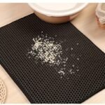 Honeycomb Double Layer Cat Litter Trapping Mat, Non-Slip Washable Cat Cleaning Mat For Pet Toilet Kennel Litter Box - Image 4