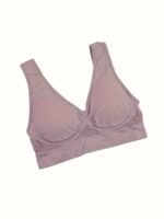 Women'S Seamless Wireless Push-Up Bra With Removable Pads - Medium Support Comfort Bralette Vest, Breathable Mesh & Cut-Out Details, No Underwire For Casual Attire, Strapless Push Up Bra, Sports Bralette, Versatile Fashion, Soft Fabric Construction - Image 6