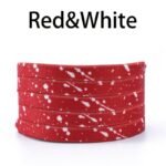 1 Pair Ink Splashing Lazy Free Tie Elastic Shoelaces, Elastic Multicolor Shoelaces With 4Pcs Metal Press Buckles - Image 17