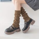 Autumn And Winter Fashionable Warm Cable- Socks - Image 4