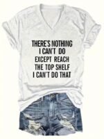 Letter Print V-Neck T-Shirts, Short Sleeve Summer Pullover Sports Top, Women'S Clothing - Image 4