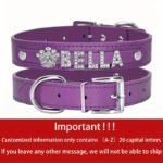 Personalized Dog Collar - Custom Name/Text, Faux Leather Pet Id Tag With Rhinestone Heart Star, Adjustable Metal Buckle, For Small, Medium, Large Dogs - Birthday, Anniversary, Housewarming Gift For Puppy Or Adult Dogs - Available In Pink, Red - Image 15