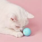 1-Pack Miaoquanji Smart Automatic Rolling Ball Toy For Cats - Usb Rechargeable Interactive Cat Toy With Motion-Activated Glow-In-The-Dark Feature, Durable Silicone, Safe For All Breeds & Sizes, Indoor Play & Mental Stimulation, Automatic Cat Ball | Glowindark Feature | Durable Silicone Ball, Cat Ball Toy - Image 4