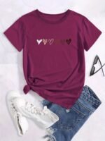 T-Shirt With A Cardioid Print - Image 5