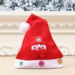 1Pc Christmas Luminous Christmas Hat, Adult Cartoon Hat Old Man Snowman Hat, Christmas Small Gift Party Decoration For Stocking Stuffers
