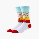 1/3/5 Pairs Of Men'S Cartoon Soft, Comfortable And Breathable Fun Round Neck Socks - Image 2