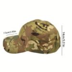 1-Pack Full-Cloth Outdoor Baseball Cap, Unisex Sports Snapback Hat, Suitable For Various Outdoor Activities, Moisture-Wicking And Quick-Drying Breathable - Image 2