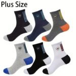 5 Pairs Apring And Fall Mens Sports Socks Summer Leisure Sweat Absorbent Comfortable Thin Breathable Basketball Meias Eu 38-43 - Image 12
