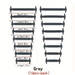 16Pcs Per Pack Of Elastic Silicone Shoelaces With No-Tie Clips, Versatile And Creative Design. - Image 8