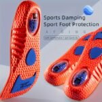 1Pair Foot Cushions, Shock Absorption Insoles, Breathable Cushions, Unisex Running Insoles