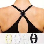 Type H Bra With Anti-Slip Buckle, Adjustable Shoulder Straps, Invisible Crossed Back Strap For Seamless Shoulder Support
